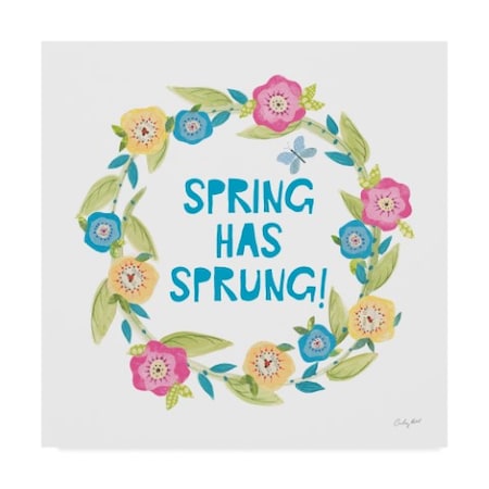 Courtney Prahl 'Spring Has Sprung Ii' Canvas Art,14x14